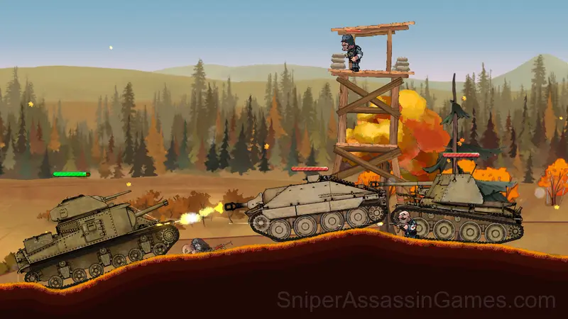 World Wars - tanks gameplay screenshot 2