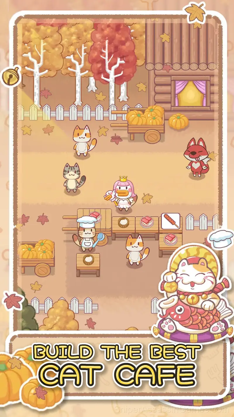 Cat Cafe: Feed Cute Kittens gameplay screenshot 1