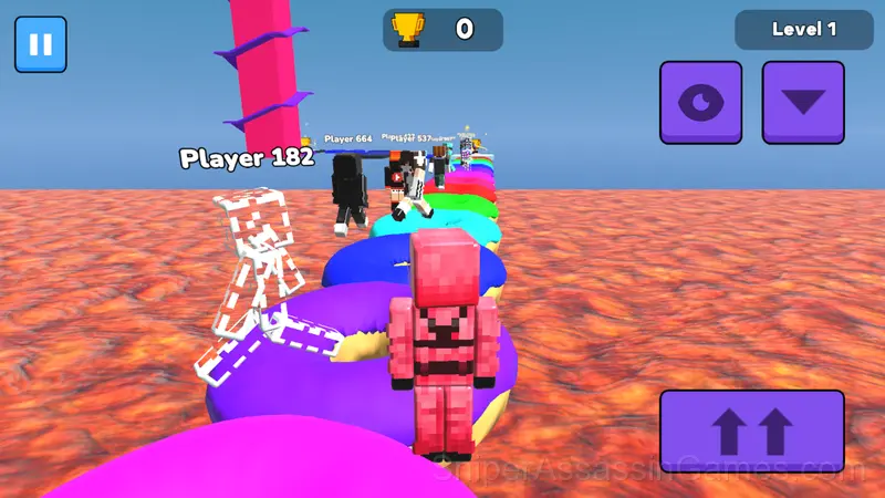 Cubic Obby Online gameplay screenshot 1