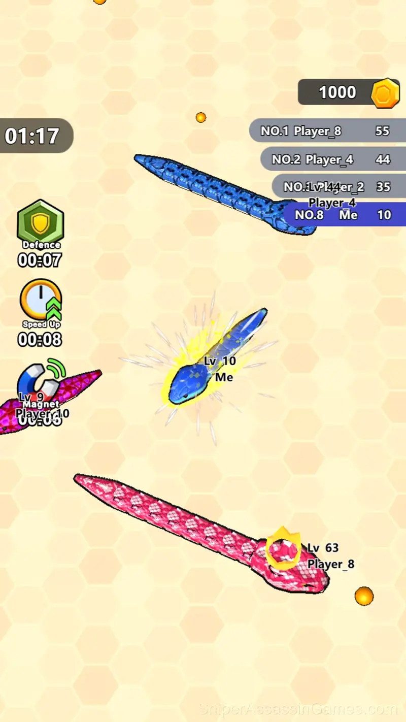 Crazy Snake gameplay screenshot 2