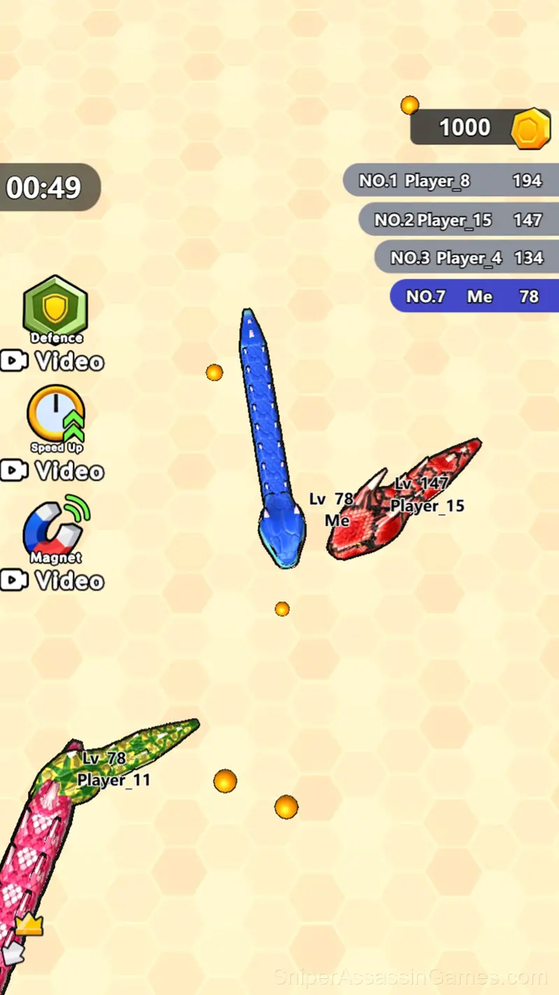 Crazy Snake gameplay screenshot 3