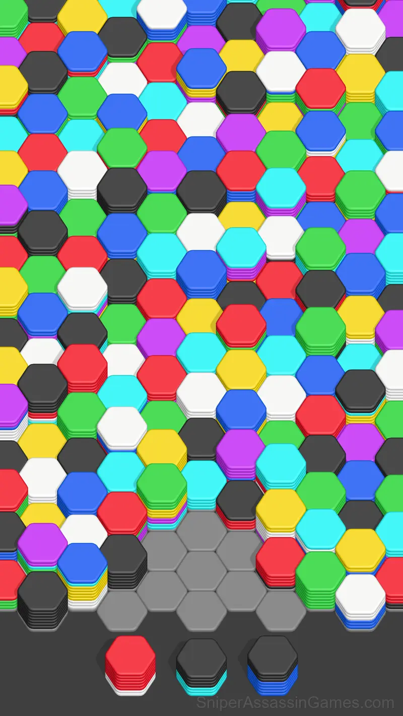 Hexa Sort Puzzle gameplay screenshot 1