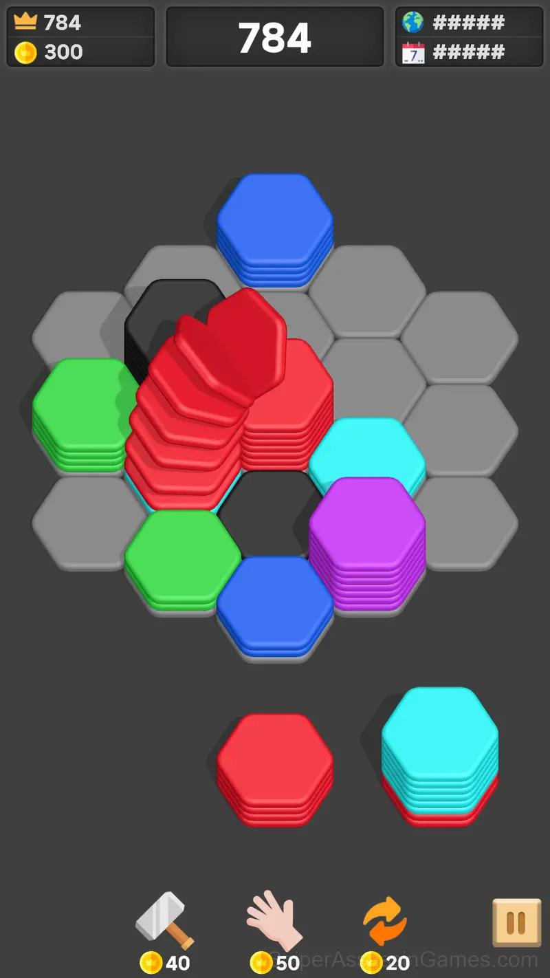 Hexa Sort Puzzle gameplay screenshot 3