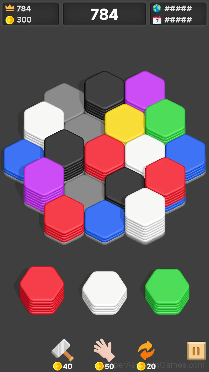 Hexa Sort Puzzle gameplay screenshot 4