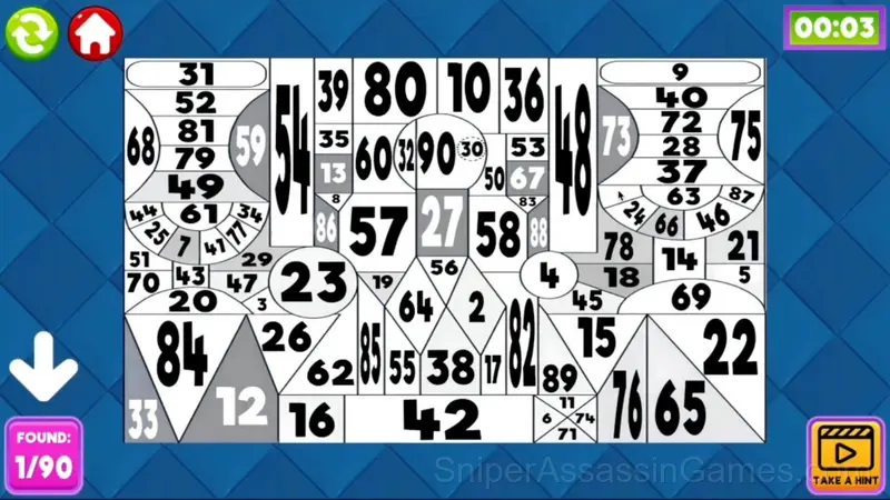 The Digital Puzzle: Find all the numbers! gameplay screenshot 3