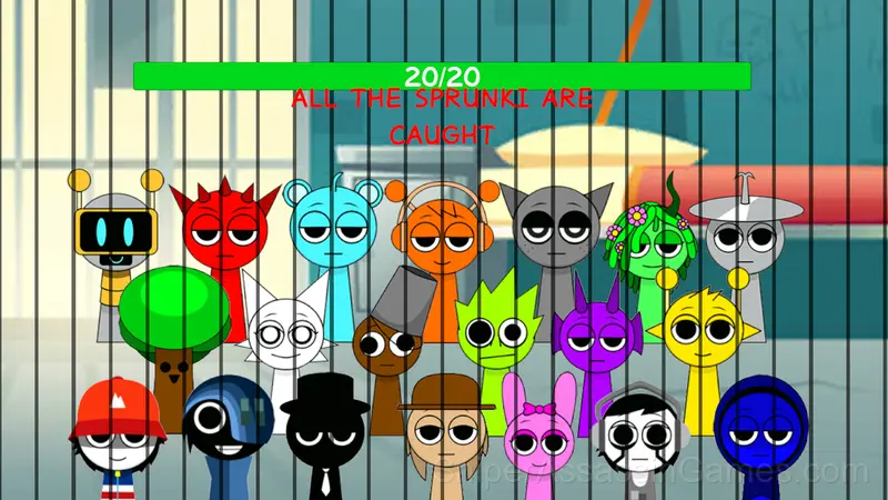 Robbie the Jailer: Find Sprunki gameplay screenshot 1