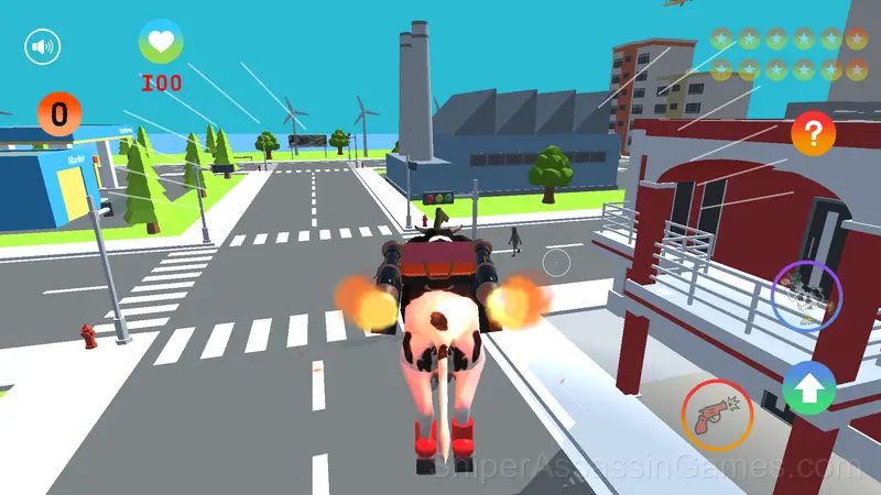 Cow run, police! gameplay screenshot 5