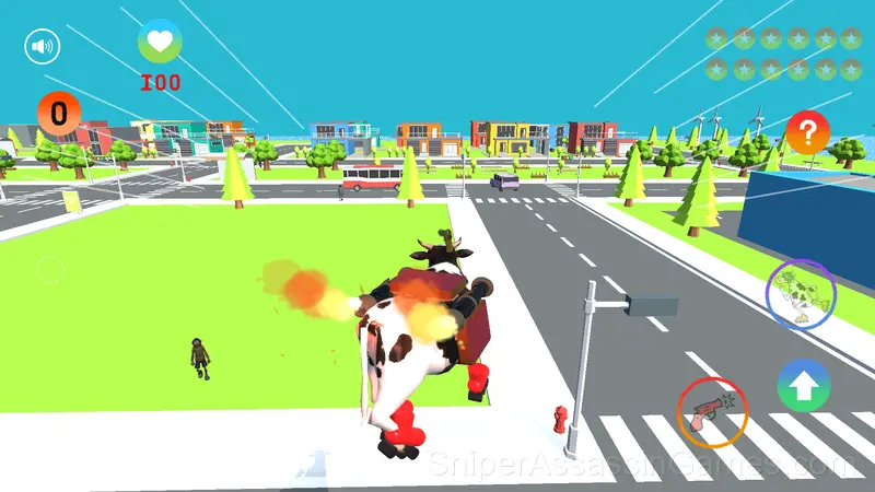 Cow run, police! gameplay screenshot 6