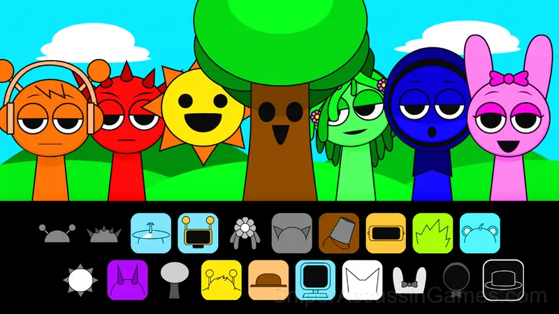 Sprunki Incredibox Original gameplay screenshot 1
