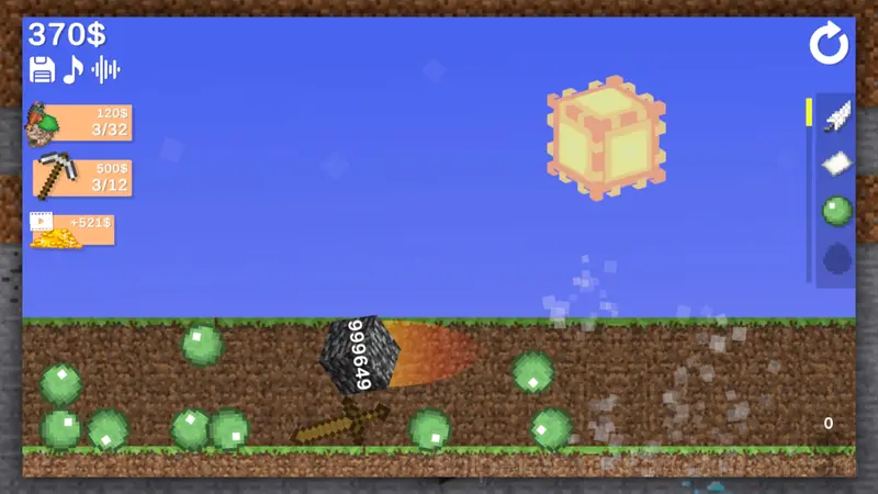Break Bedrock! gameplay screenshot 2