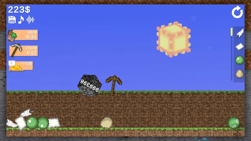 Break Bedrock! gameplay screenshot 3