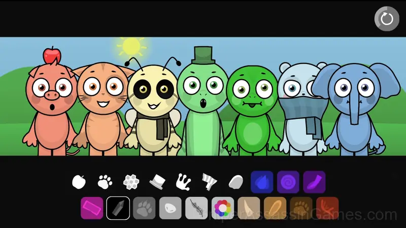 Sprunki Abgerny gameplay screenshot 1