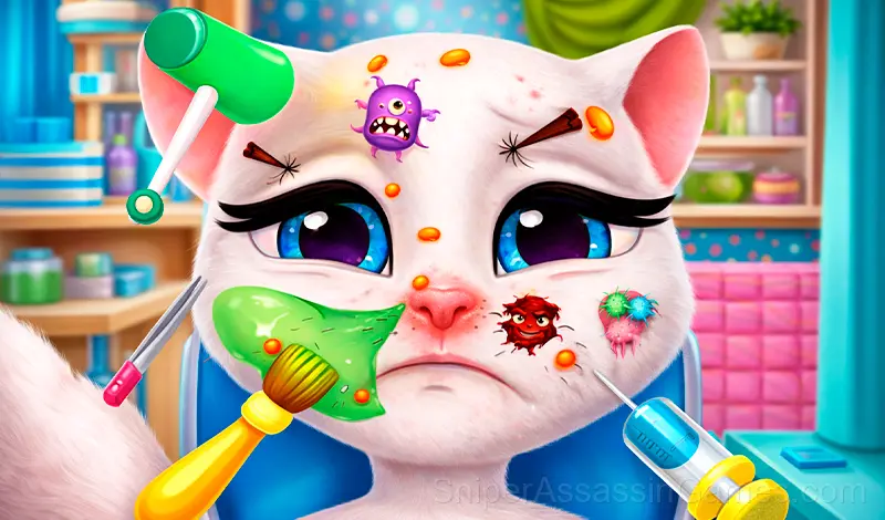 Play Cat Doctor: ASMR Salon