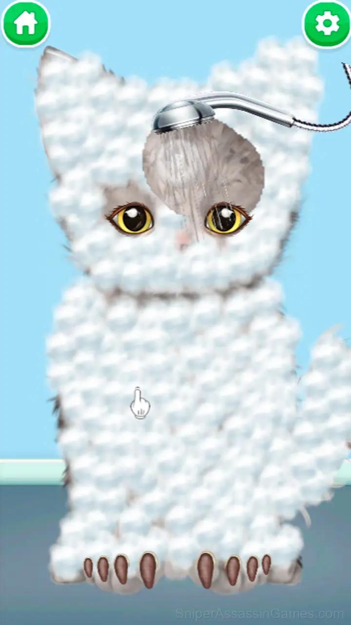 Cat Doctor: ASMR Salon gameplay screenshot 1