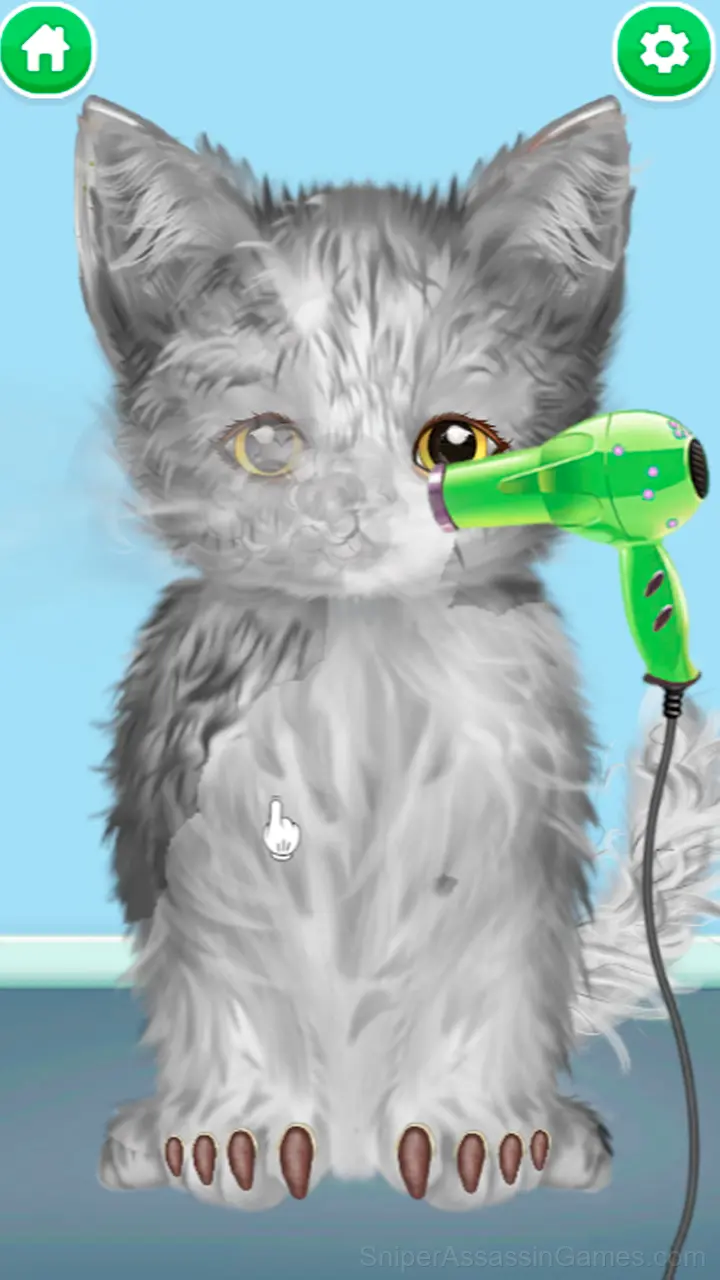 Cat Doctor: ASMR Salon gameplay screenshot 2