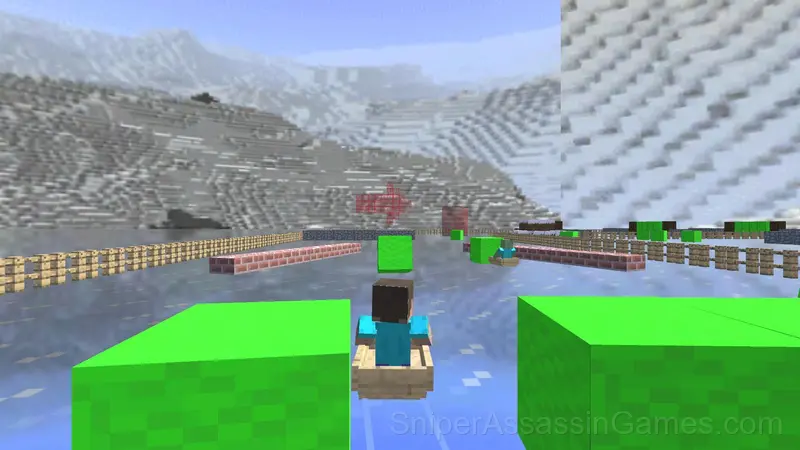 Noob in a Boat: Ice Racing gameplay screenshot 5
