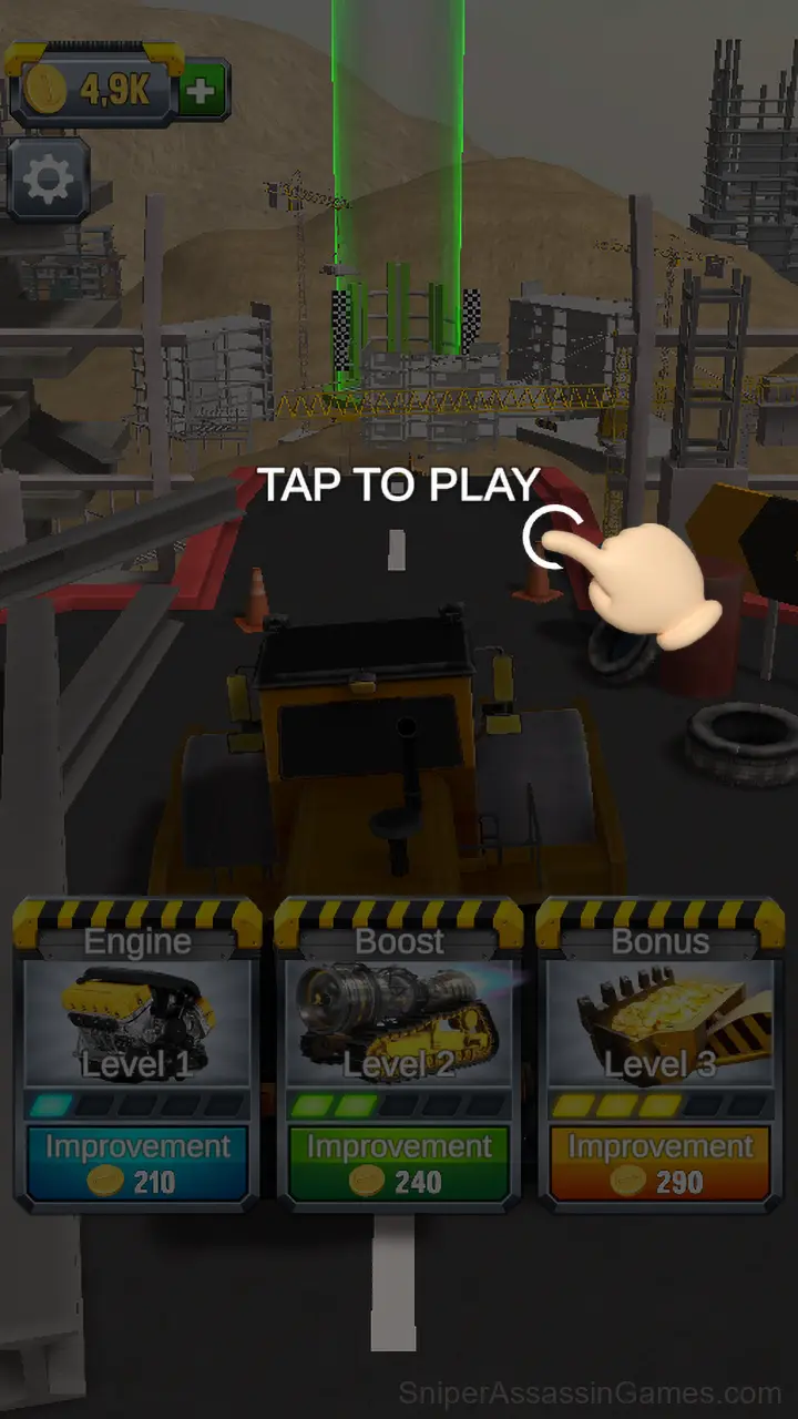 Construction Crash Jumping gameplay screenshot 1