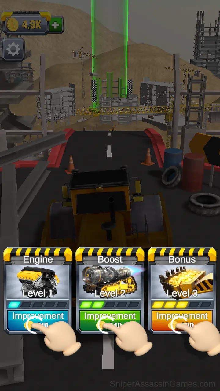 Construction Crash Jumping gameplay screenshot 2