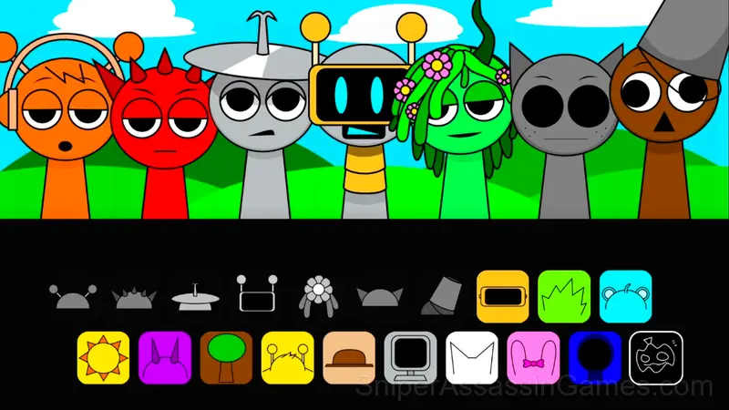 Sprunki Helloween gameplay screenshot 1