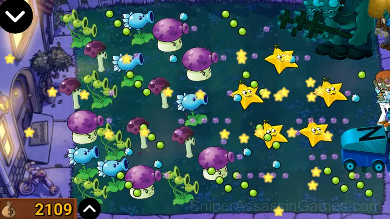Plants VS Zombie: Night gameplay screenshot 1