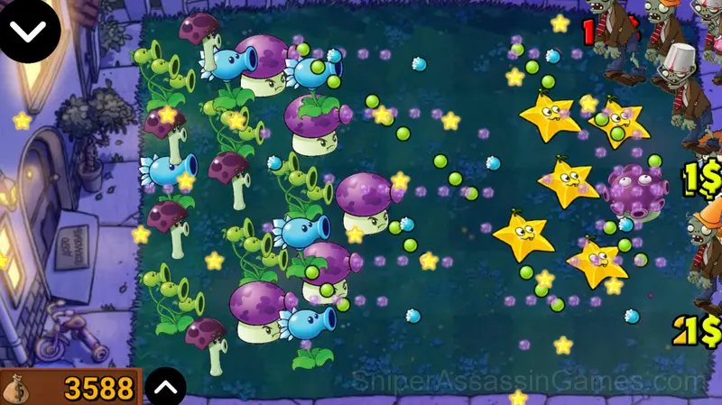 Plants VS Zombie: Night gameplay screenshot 2
