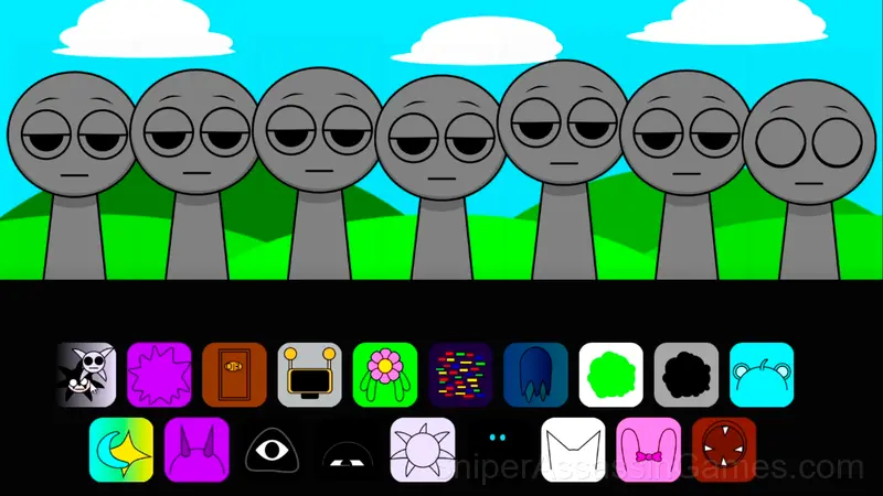 Sprunki Doors gameplay screenshot 1