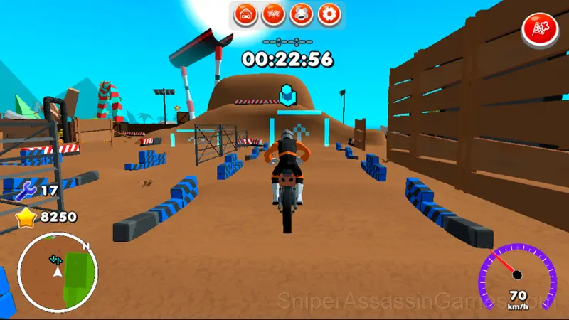 Moto Madness gameplay screenshot 1