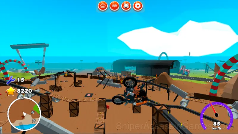 Moto Madness gameplay screenshot 2
