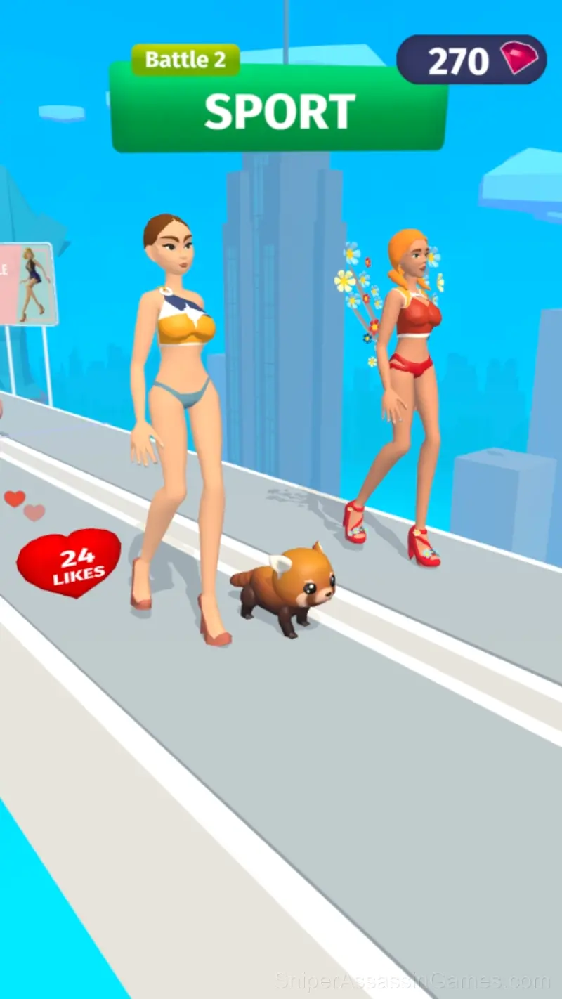 Fashion Battle gameplay screenshot 1