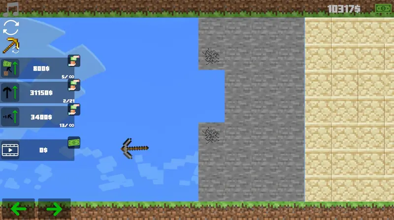 Destroy walls of blocks - Mine MOD gameplay screenshot 1