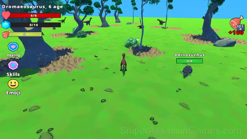 Dinosaur World 3D - Online gameplay screenshot 2