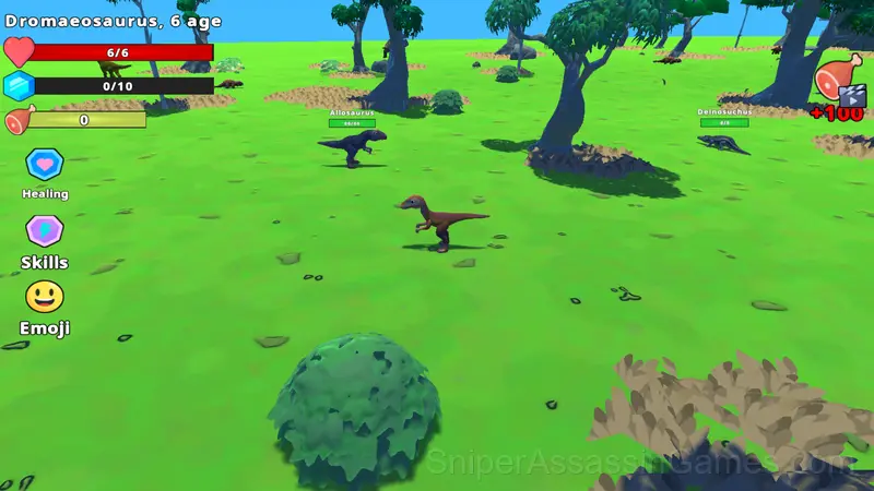 Dinosaur World 3D - Online gameplay screenshot 3
