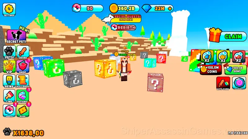 Robby: Lucky Blocks, Simulator! gameplay screenshot 3
