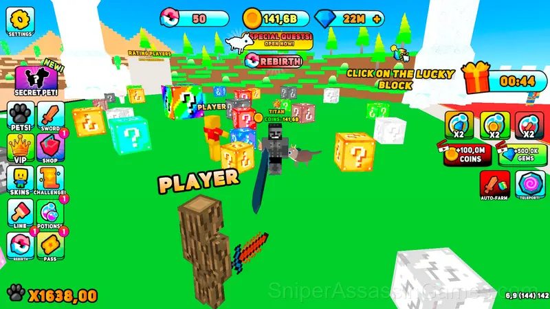 Robby: Lucky Blocks, Simulator! gameplay screenshot 4