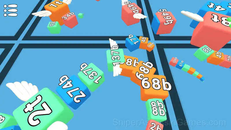 Snake 2048 gameplay screenshot 4