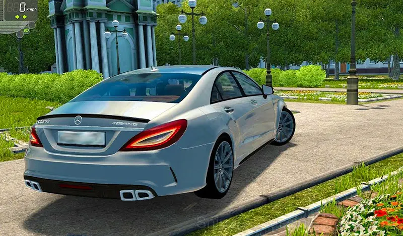 Play Mercedes CLS 63: Banana-Cannon