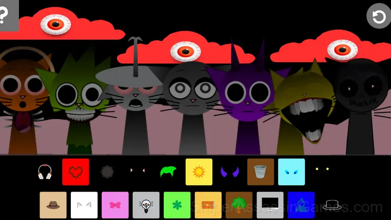 Sprunki Cats gameplay screenshot 3