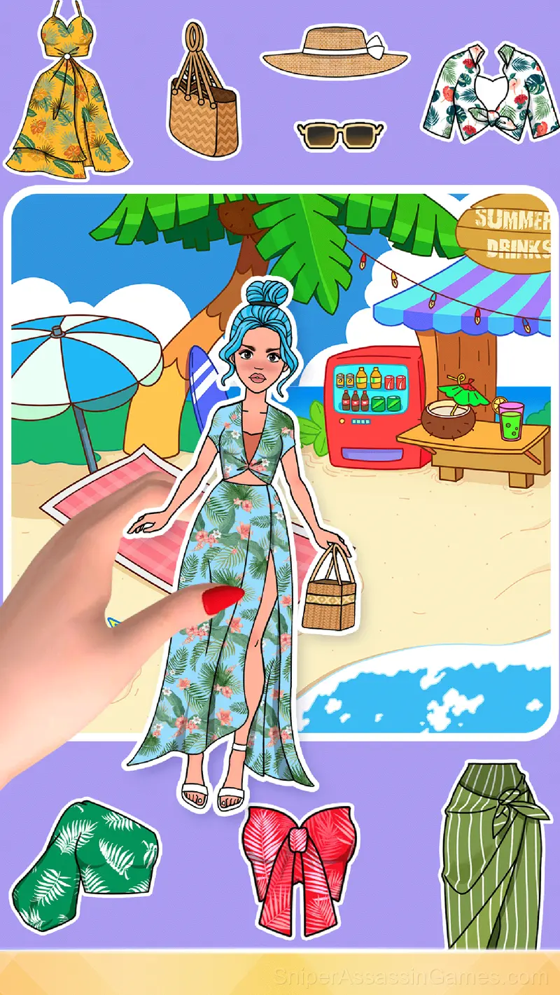 Paper Doll Dress Up gameplay screenshot 2