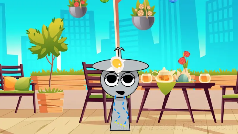 Sprunki: Food Eating Simulator Incredibox gameplay screenshot 1