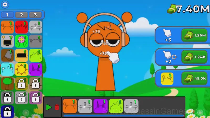 Sprunki Clicker: Create Music! gameplay screenshot 1