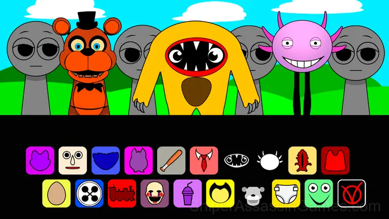 Sprunki Screamers gameplay screenshot 2