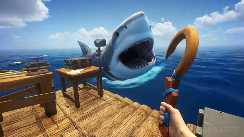 Survival Game on a Raft - Try to Survive gameplay screenshot 4