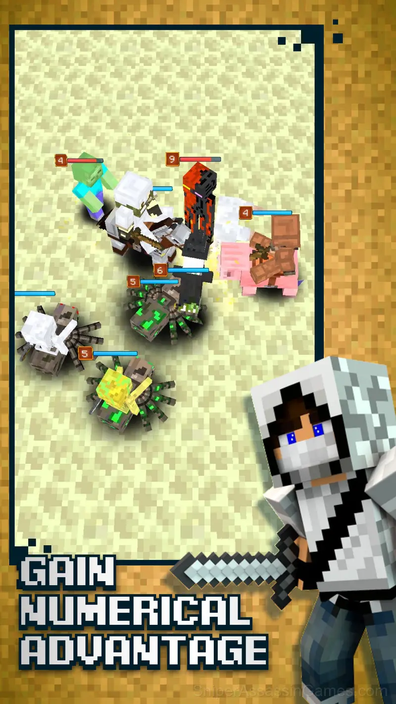 Craft Mobs: Create a Monster and Fight! gameplay screenshot 5