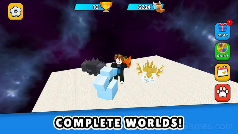 Robby +1 To Jump Power Per Click gameplay screenshot 2
