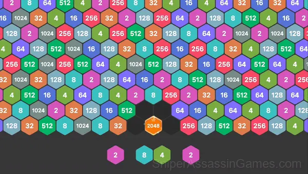 Hexa Block 2048 gameplay screenshot 5