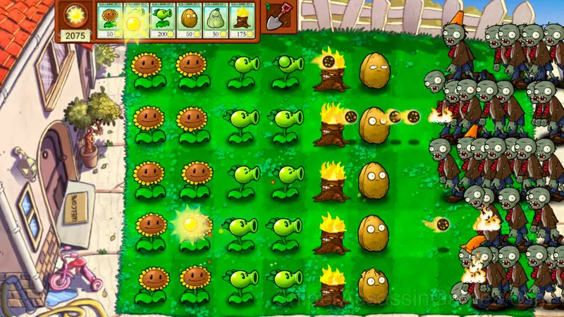 Plants Vs Zombie Hybrid Story Mod gameplay screenshot 1