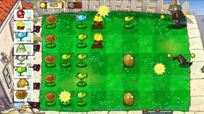 Plants vs Zombies: Defense gameplay screenshot 2
