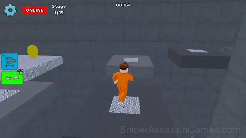 Obby: Alien Barri Online gameplay screenshot 2