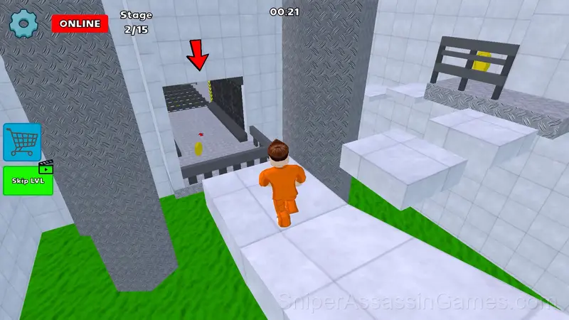 Obby: Alien Barri Online gameplay screenshot 3