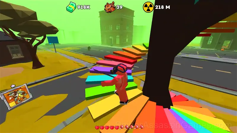 Obby: Survive Zombie Town gameplay screenshot 4